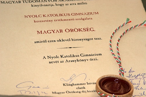Magyar Örökség díj