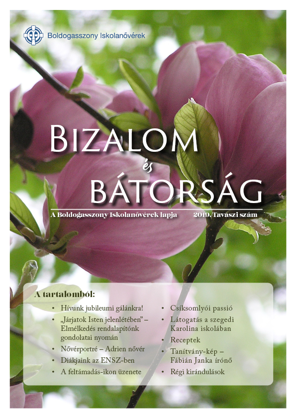 Bizalom és Bátorság 2019. tavaszi szám