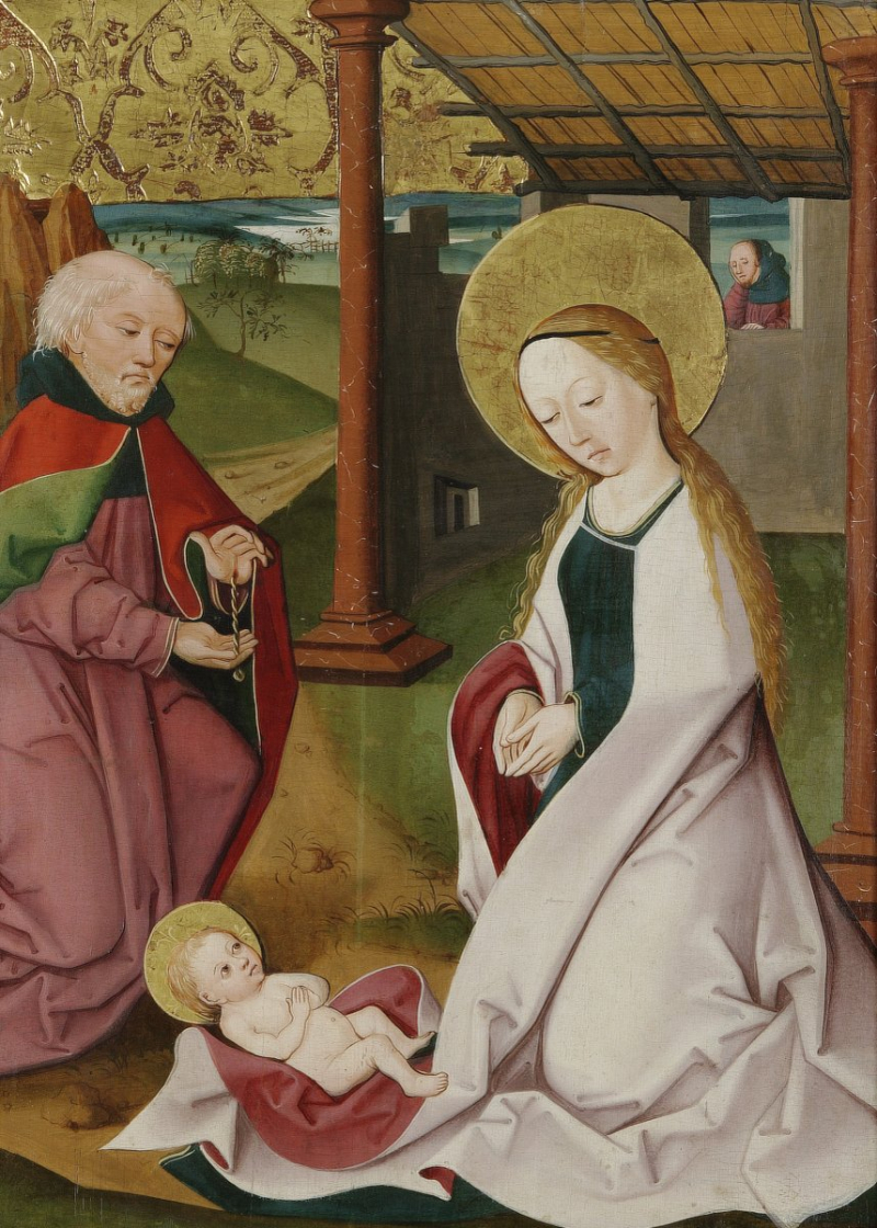 Szent József kép - oltár részlet